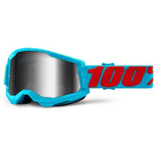 100% Strata2 Goggle Summit Mirror Silver Lens