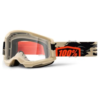 100% Strata2 Goggle Kombat Clear Lens