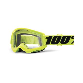 100% Strata2 Goggle Yellow Clear Lens
