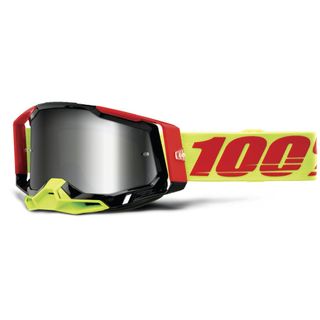 100% Racecraft2 Goggle Wiz Flash Silver Lens