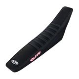 GUTS - GASGAS STOCK HEIGHT RIBBED SEAT COVER - BLK RIBS BLK SIDES BLK TOP
