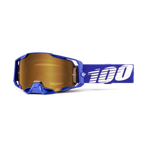100% ARMEGA Goggle Klein - Mirror True Gold