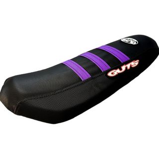 TALARIA  X3 XXX 2023-2025 STOCK HEIGHT RIBBED SEAT COVER PURPLE RIBS BLACK SIDES BLACK TOP