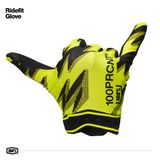 RIDEFIT Gloves Flo Yellow/Black