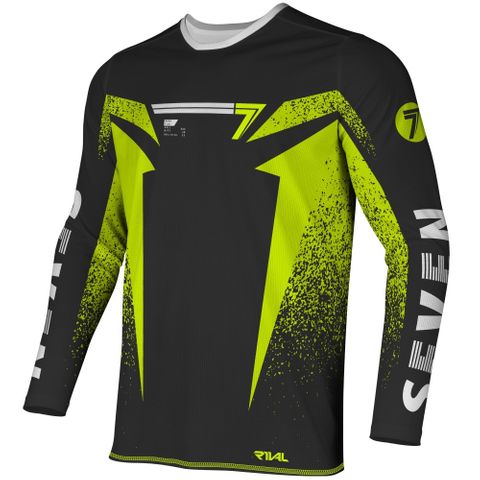 2250097-017-XL 26.1 RIVAL NOISE JERSEY BLACK/FLO YEL XL