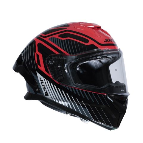 J-STR Tactical Red Silver Gloss