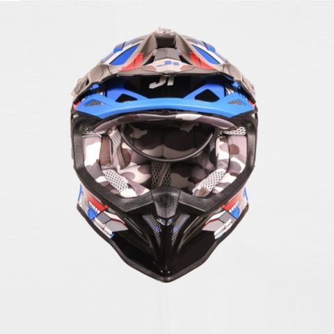 J39 Suppressor Red Blue Black Gloss