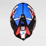 J1-6060040171010-M J39 SUPPRESSOR RED/BLUE/BLACK GLOSS  MED