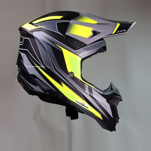 J1-6060170294006-XXL J40 SPEED  YELLOW FLUO BLACK MATT XXL