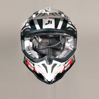 J39 Marshall White Red Black Gloss