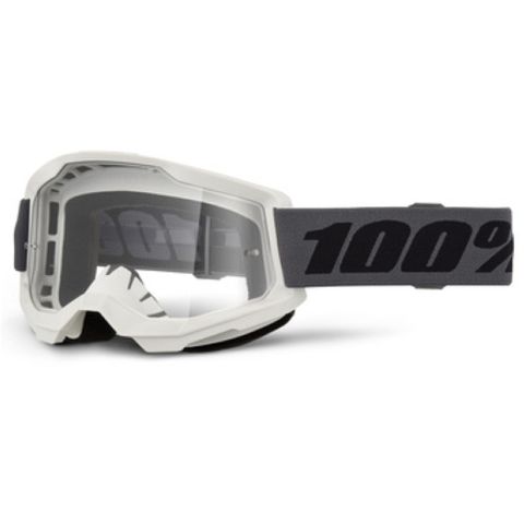 100% STRATA 2 Goggle Grey - Clear Lens