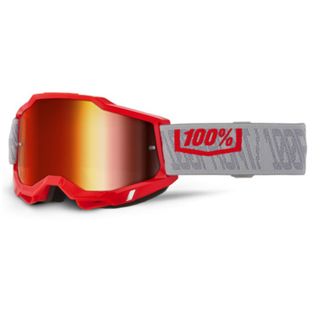100% ACCURI 2 Goggle Gatorback - Red Lens