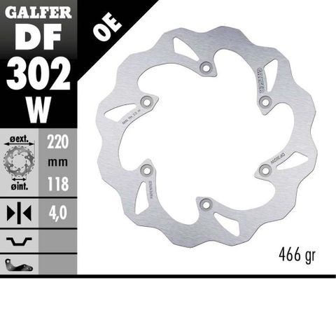 DF302W SUZUKI RM125/250 96-07 (REAR)