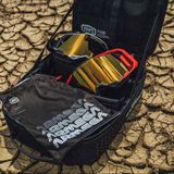 100% DUAL ARMEGA&reg; Racer Pro Pack Black/RedTrue Gold Mirror Lens w/ Free Goggle Case