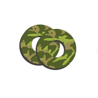 27-67300 Grip DonutsMoto Grip Donuts - Green Camo