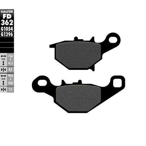 FD362G1054 SEMI-METALLIC COMPOUND