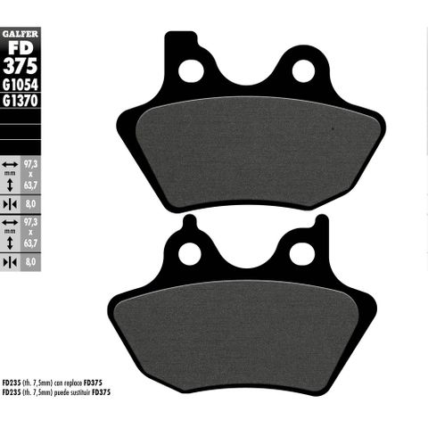 FD375G1054 SEMI-METALLIC COMPOUND