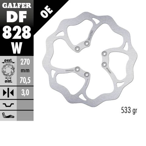 DF828W Galfer DISC W FIXED TM (FRONT)