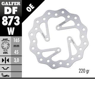 DF873W GALFER DISC W FIXED HUSQ TC65 (REAR)
