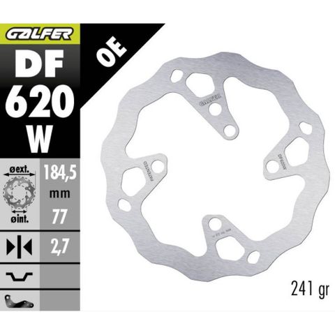 DF620W Galfer DISC W FIXED BETA 125/250/300 (F)