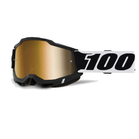 ONE-50014-10066 ACCURI 2 Goggle Blck001-True Gold Mirror