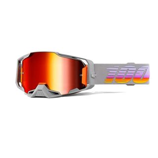 100% ARMEGA Goggle Fallbrook Goggle Red Mirror Lens