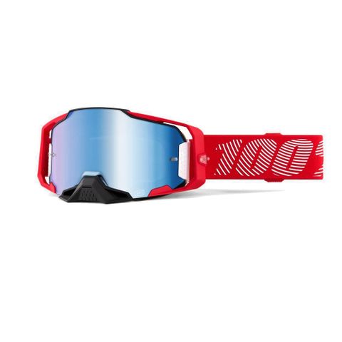 100% ARMEGA Goggle M1 Goggle Blue Mirror Lens