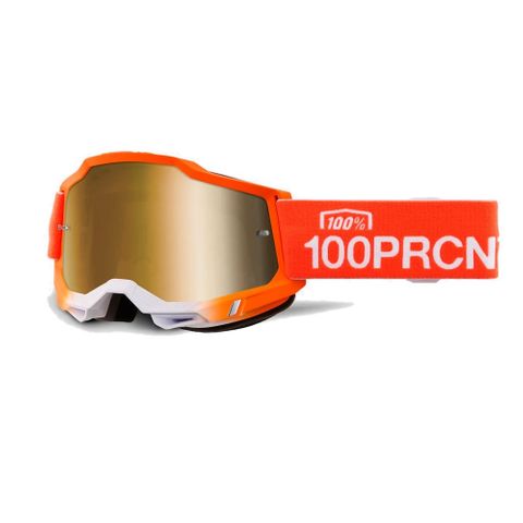 100% Accuri 2 Youth Goggle Mirror True Gold Lens