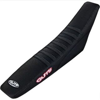 GUTS - KTM STOCK HEIGHT RIBBED SEAT COVER - KTM BLACK RIBS KTM BLACK SIDES, TOP