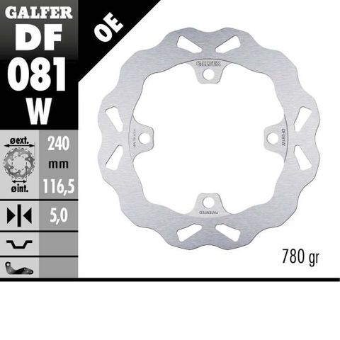 DF081W DISC W FIXED 240X5MM DF081W