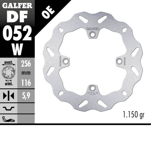 DF052W DISC W FIXED 256X5.9MM DF052W