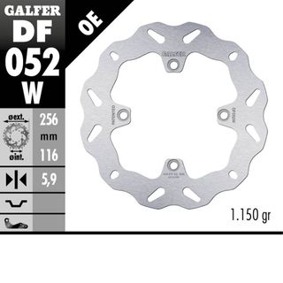 DF052W DISC W FIXED 256X5.9MM DF052W