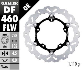 DF460FLW DISC W FLOATING (C. STEEL) 298X4,5MM
