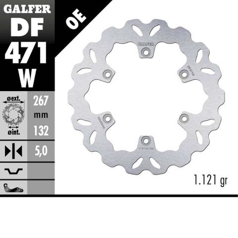 DF471W DISC W FIXED 267X5MM DF471W