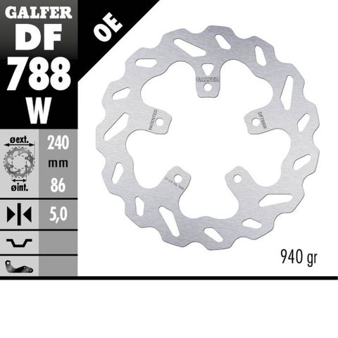 DF788W DISC W FIXED 240X5MM