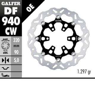 DF940CW DISC W FLOATING COMPLETE (C. ALU.) 320X5
