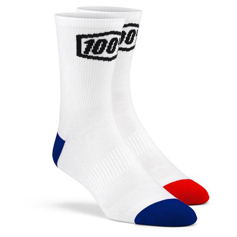 ONE-24003-000-18 SP20 TERRAIN SOCKS WHITE LG/XL