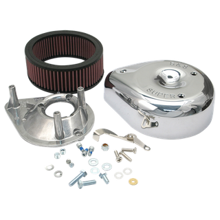 S&S Teardrop Air Cleaner Kit For S&S Super E & G Carburetors For 1955-'84 Hd Big Twins And 1957-'85 Sportster Models.