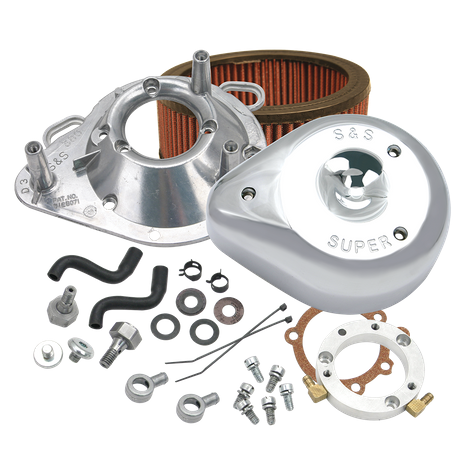 SS-17-0450 TEARDROP AIR CLEANER KIT 93-06 STOCK CV