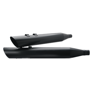 S&S 4" Slash Down Race/Tour Muffler, 1995-'16 Hd Touring Models And 2009-'16 Hd Tri Glide Models With Non-Catalyst Mufflers - Ceramic Black