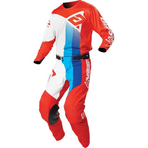 Answer Pace Elite White/Red/Hyper Blue