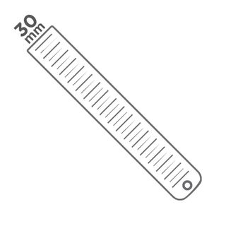 Rigid Rulers (30mm Wide)