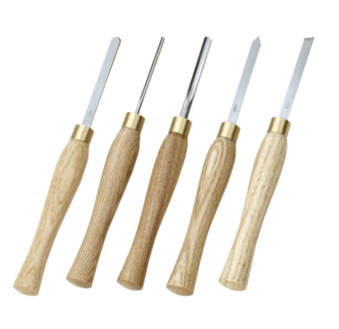 Wood TURNING CHISELS - 5-PCE SET (Suits Art. 27020)