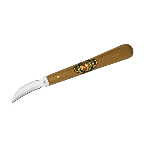 WOOD CARVING KNIFE - Double Sided (Curved Edge)