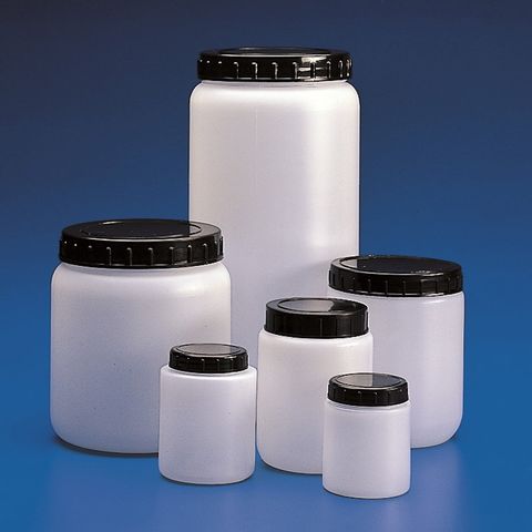 JAR - CYLINDRICAL - RIBBED CAP (HDPE / PP Cap)