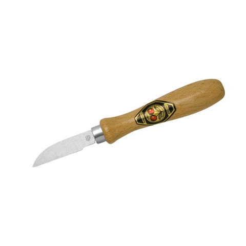 WOOD CARVING KNIFE - Round Neck (Large Straight Edge)