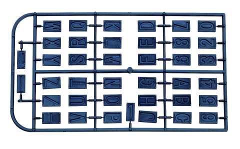 STENCIL SET - Suits Engraving Device (GE-20)