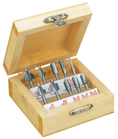 Wood ROUTER BITS - 10-PCE SET