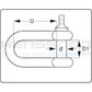 D-Shape SHACKLE - Eye Bolt  (5mm)