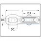 Single Wheel PULLEY - Fixed Eye